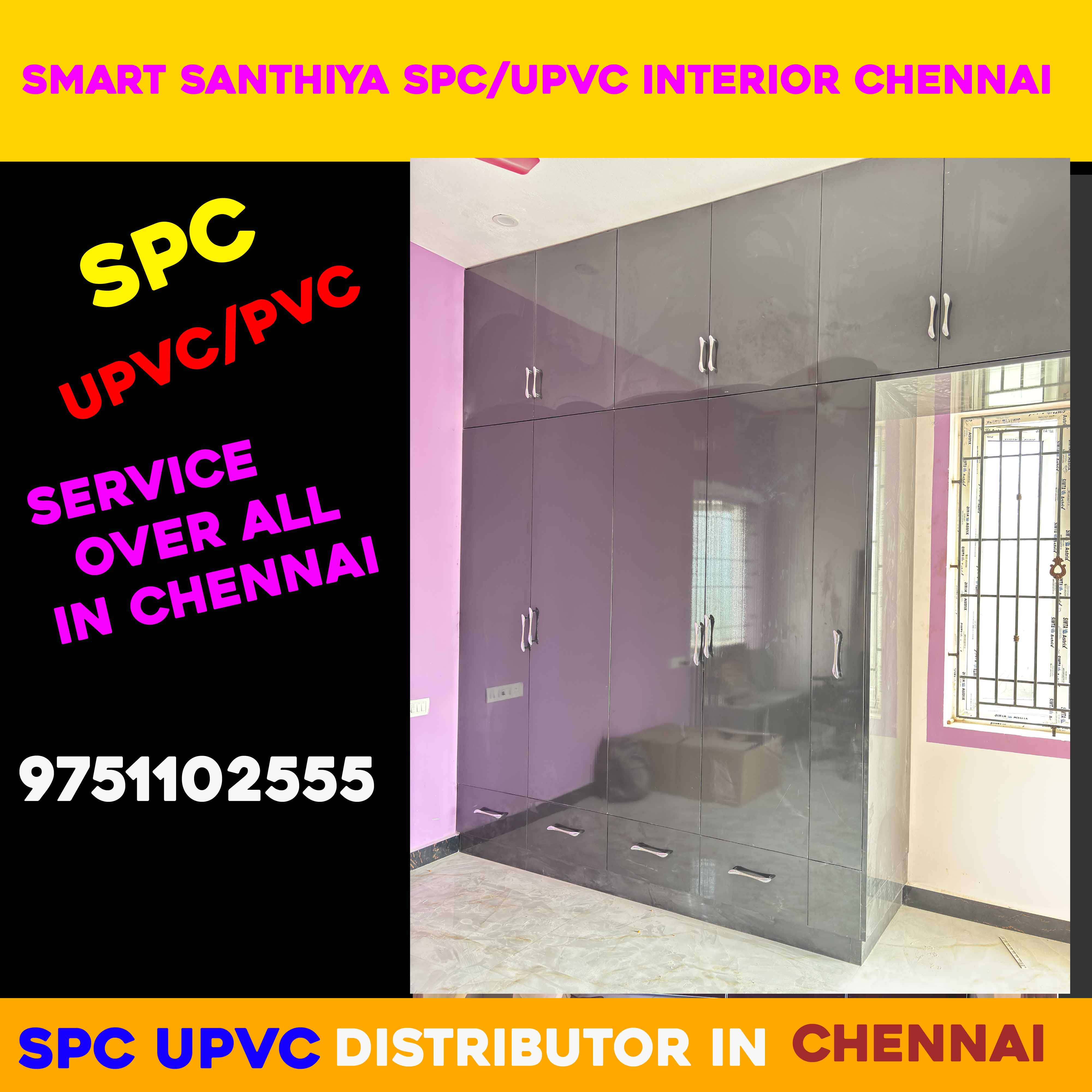 spc grey color modular kitchen chennai